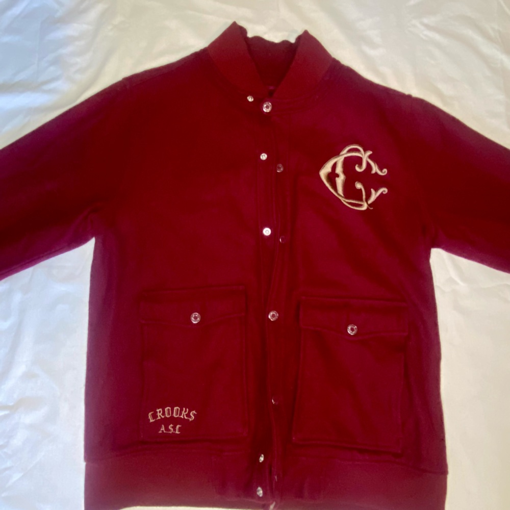 Crooks N Castles wool jacket